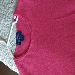 Charter Club cashmere sweater, fuscia pink, Large